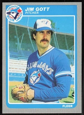 1985 Fleer #105 Jim Gott   - FREE SHIPPING - Image 1 of 2