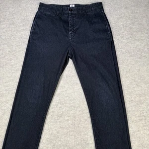 Hiroshi Kato Pants Mens 30 Black The Axe Slim Chino Stretch USA Made Fits 30x31 - Picture 1 of 18