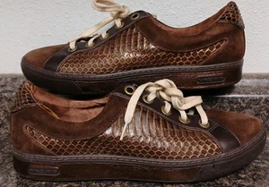 Zapatos Deportivos Cole Haan Serie G NikeAir Mujer Marrón Dorado Con Cordones 7.5B - Imagen 1 de 8