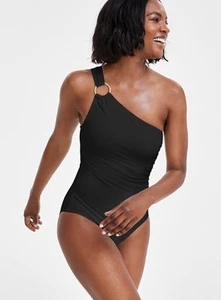 Michael Kors Women Embellished One Shoulder Underwire One Piece Swimsuit Size 6 - Picture 1 of 6
