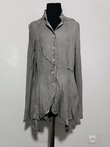 Rundholz Black Label Boho Gothic Button-Down Cardigan Jacket Size M - Picture 1 of 13