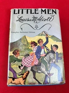 LITTLE MEN Louisa M Alcott 1913 Original Collectible Antique HC Book - Picture 1 of 8