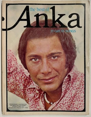 Paul Anka - The best of Anka - vintage 1973 song book - 96 pp - Good Cond - Image 1 of 4