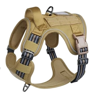 Rabbitgoo Tactical Dog Harness for Medium Dogs, No Pull Military Service Vest - Picture 1 of 7