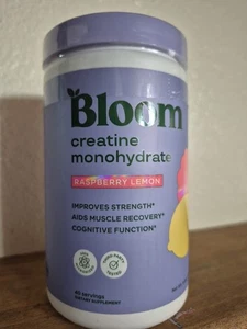 Bloom Nutrition Creatin Monohydrat Pulver Himbeere Zitrone Geschmack 40 Portionen - Bild 1 von 10