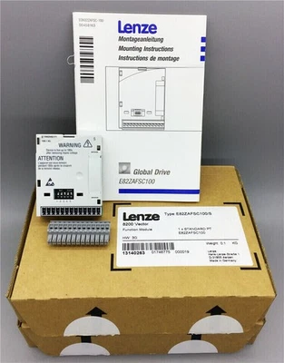 1PC new Lenz inverter IO terminal module E82ZAFSC100 / S Lenze8200 series - Photo 1/3