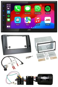 JVC Bluetooth 2DIN Lenkrad DAB USB Autoradio für Fiat Stilo 2005-2007 - Bild 1 von 12