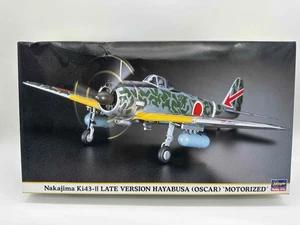 2002 Hasegawa 1/48 Nakajima Ki-43 Late Version Hayabusa Oscar Motorized SP248 DS - Picture 1 of 8