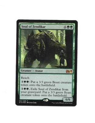 Magic The Gathering MTG Soul of Zendikar 201/269 M D15 EN Promo Foil Card NM - Image 1 of 2