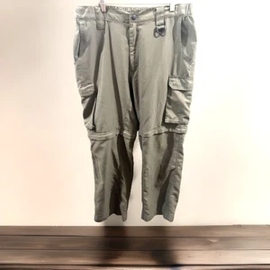 Boy Scouts Of America Mens Switchback Convertible Zip Pants Olive MEDIUM Relaxed - Picture 1 of 12