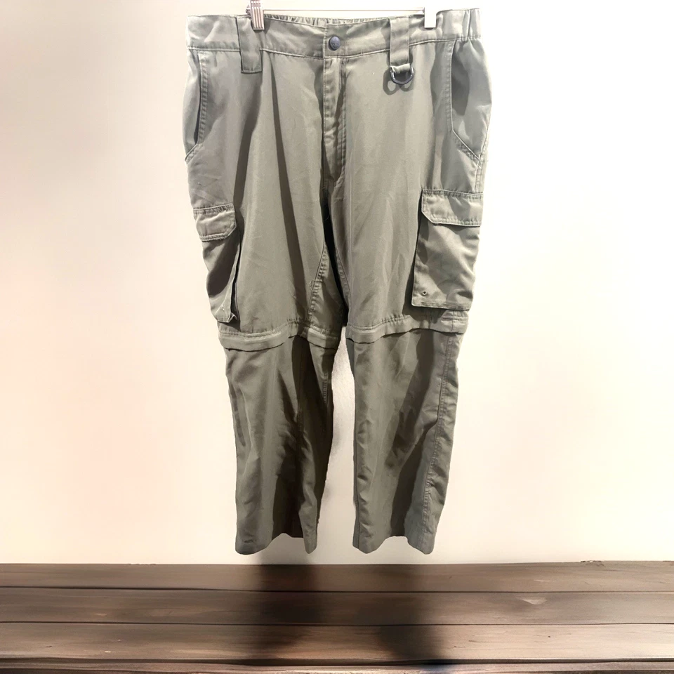 Boy Scouts Of America Mens Switchback Convertible Zip Pants Olive MEDIUM Relaxed - Image 1 of 4