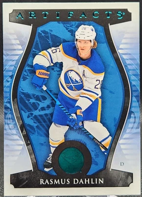 2023-24 Artifacts Rasmus Dahlin #26 Turquoise Buffalo Sabres *Buy 2 Get 1 - Image 1 of 3
