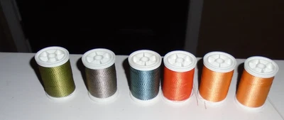 Sulky Thread 6 Spools No Labels on spools 850yd Some Partials - Image 1 of 4