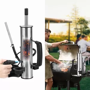 HOT or COLD - Cordless Electric Smoke Tube for Pellet Smoker with Air Pump - Picture 1 of 9