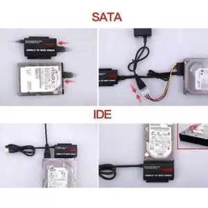 Lecteur de disque dur USB 3.0 à 2,5" 3,5" IDE SATA HDD nouvelle station d'a Z5C2 - Picture 1 of 8