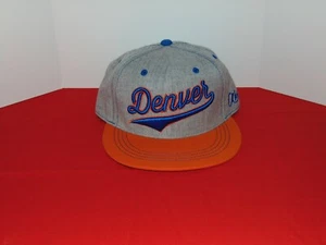 Cappello Berretto Snapback Aksels Denver - Arancione/Blu - Foto 1 di 5