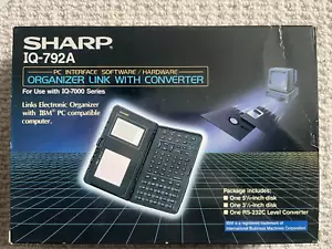 Sharp IQ-792A PC Interface Software/Hardware - Organizer Link with Converter - Afbeelding 1 van 8