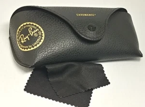 Ray-Ban GAFAS DE SOL Estuche Solo Cuero Suave Estuche - Imagen 1 de 2