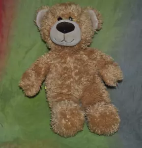 BUILD-A-BEAR 2012 OSO DE PELUCHE Happy Hugs juguete marrón bronceado 14" cosas suaves difusas - Imagen 1 de 4