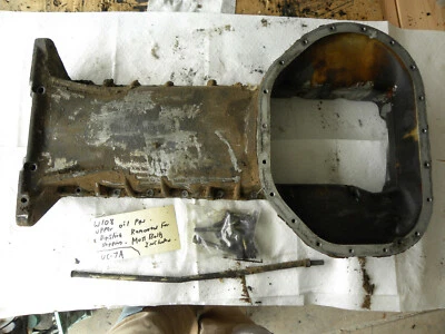 Mercedes Benz M108 W108 250 250S Fintail W111 230 230S Upper Oilpan Oil Pan ..7A Foto 1 de 4