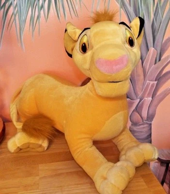 Disney The Lion King Young Simba Large 20” Big Plush Jumbo 2002 Hasbro. VGC - Image 1 of 4