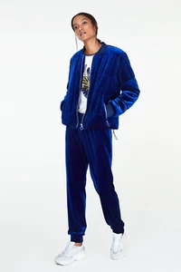 Laurel weite Hose in blau mit Galonssteifen in weiß, Größe 46 - Bild 1 von 6