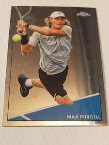2021 Topps Chrome Tennis Base Card - Max Purcell #78