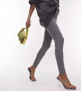Topshop Jamie Jeans In Grey UK6 (T13) (P) - Picture 1 of 4