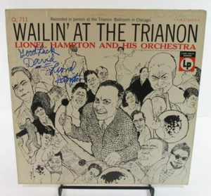SIGNED by LIONEL HAMPTON "Wailin' at the Trianon" LP 1955 Columbia CL 711 Vinyl - Picture 1 of 4