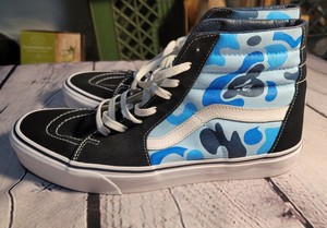 custom blue vans