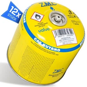 Z.M.C 12x Gaskartuschen 500g / 990ml, 7/16" Eurogewinde Schraubgewinde Anschluss - Bild 1 von 9