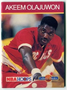 1990-91 NBA Hoops Collect-A-Books #43 Hakeem Olajuwon Houston Rockets - Picture 1 of 2