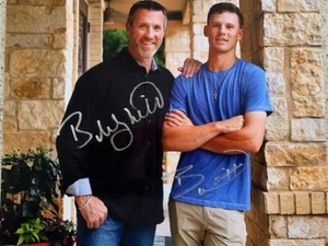 BOBBY WITT JR AND SR DUAL SIGNED AUTOGRAPHED 8x10 KC ROYALS USA - Picture 1 of 1
