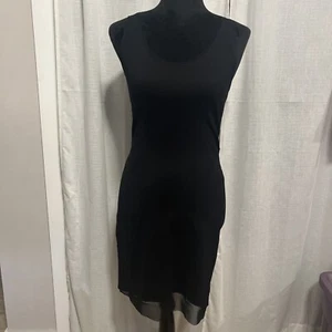 Helmut Lang Medium Women Black Cocktail Mesh Netting Dress 4 - Picture 1 of 10