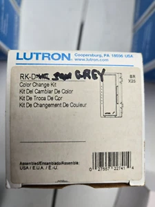 Kit de cambio de color módulo atenuador Lutron gris gris RK-D-GRY - Imagen 1 de 3