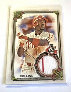 Phillies Jimmy Rollins Mint 2023 Topps Allen & Ginter Jersey Relic w/ Pinstripe - Picture 1 of 1