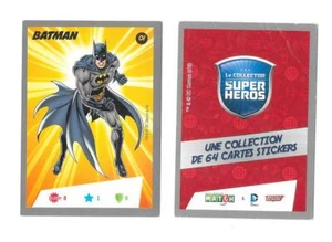 Carte Match DC Comics - Série 2 - Super héros - N°01 - Batman - Picture 1 of 1