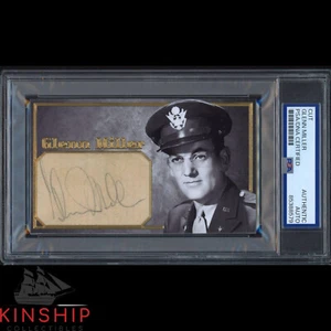 Glenn Miller signed Cut 3x5 Custom Card PSA DNA Slabbed Jazz Music Auto C3768 - Bild 1 von 2
