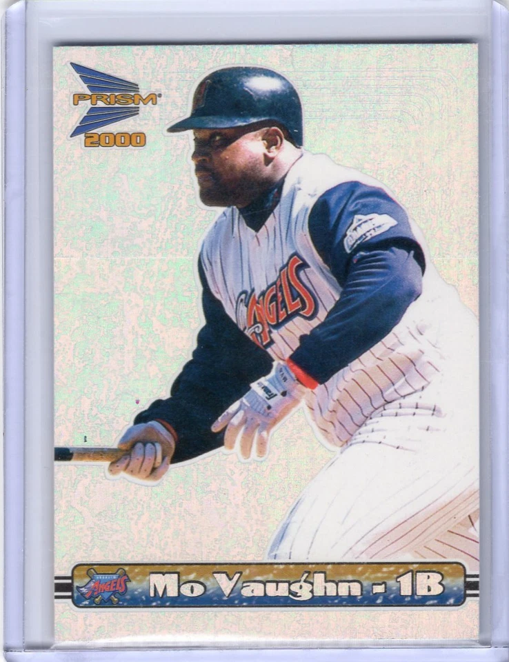 MO VAUGHN 2000 Pacific Prism grano de madera - 1 de 331 hecho - ángeles Foto 1 de 1
