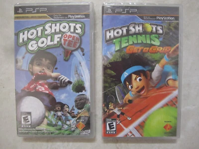 PSP Game Lot Hot Shots Golf and Hot Shots Tennis Both Brand New Sealed - Image 1 of 4