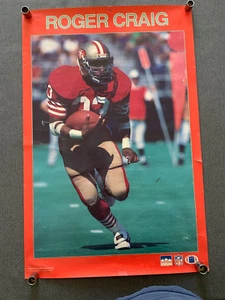 1987 ROGER CRAIG 49ERS STARLINE POSTER 23" X 35 - Picture 1 of 7