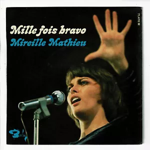 Mireille MATHIEU Vinyl 45T EP MILLE TIMES BRAVO - ACROPOLIS ADIEU - BARCLAY 71470 - Bild 1 von 3