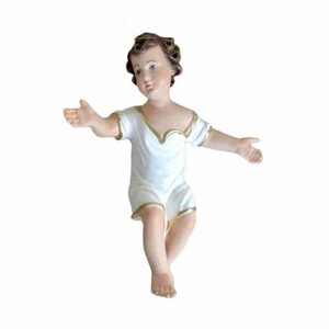 Statua Gesù Bambino braccia aperte cm 23 (9,05'') in resina MADE IN ITALY - Foto 1 di 1