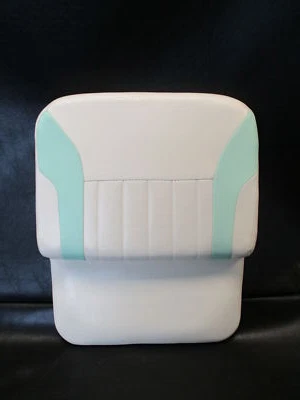 G3 BOATS CENTER CONSOLE SMALL BACK CUSHION CREAM & SEAFOAM GREEN 73523126 MARINE - Image 1 of 4