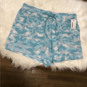 Sonoma NWT 2X teal Camo pajama shorts Sonoma Goods For Life pj shorts