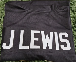 Camiseta deportiva púrpura personalizada firmada/autografiada por Jamal Lewis Baltimore Ravens BAS auténtica - Imagen 1 de 3