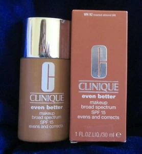 Clinique Even Better Makeup Broad Spectrum SPF15-Toasted Almond WN92 NEW - Picture 1 of 1