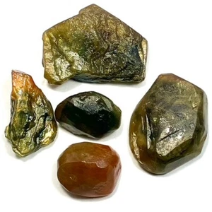 Best Price 287.82 Ct - Heated (BE) Yellow Orange Sapphire Bangkaja Chanthaburi - Picture 1 of 4