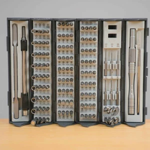 128 in 1 Precision Screwdriver Set Magnetic Bit Kit Multi-Function Repair Tools - Picture 1 of 21