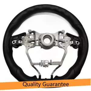 Black Leather Steering Wheel No Heated Function For RAV4 Camry Corolla 19-23 New - Bild 1 von 13